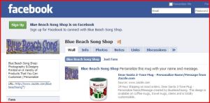 Blue Beach Song Shop on Facebook