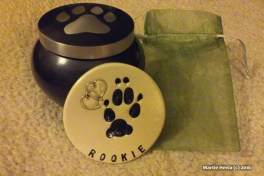 Rookie's Urn & Paw Print
